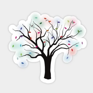 Lit Tree Sticker